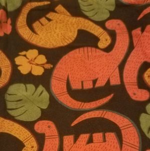 Lularoe OS dinosaur leggings